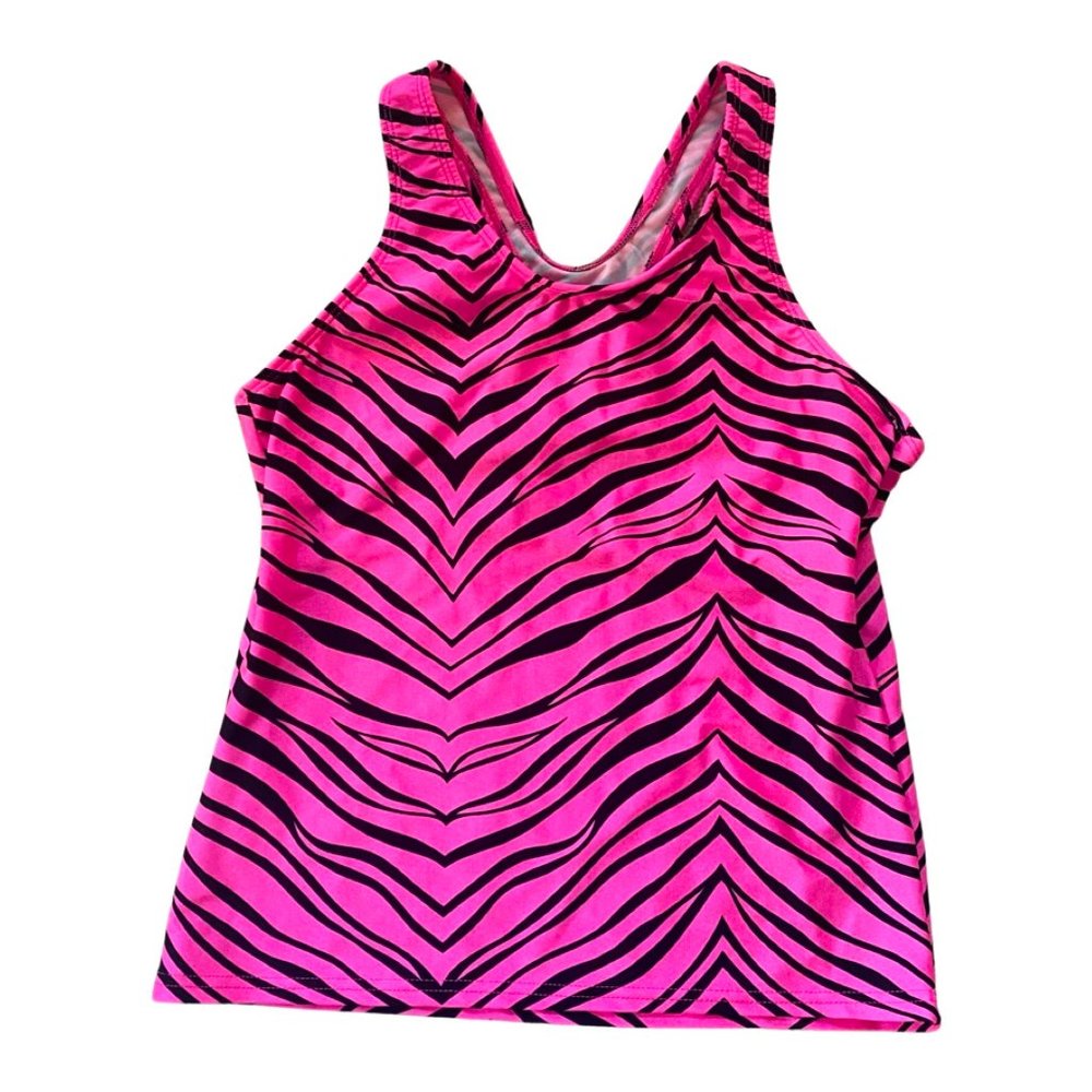 Pizzazz Animal Print Racer Back Top - Picture 5 of 7